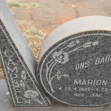 CAMPBELL Marion 1986-1986
