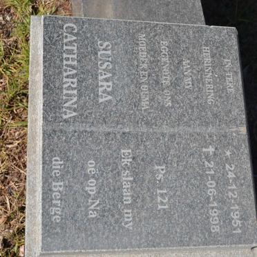 CASSELL Susara Catharina 1951-1998