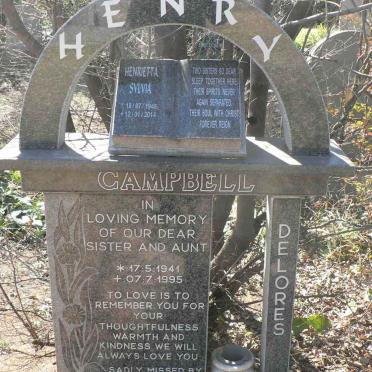 CAMPBELL Delores 1941-1995 :: HENRY Henrietta Sylvia 1948-2014