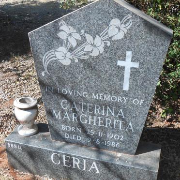 CERIA Caterina Margherita 1902-1986