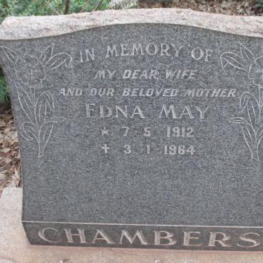 CHAMBERS Edna May 1912-1964