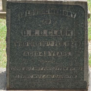 CLARK D.R.O. -1929