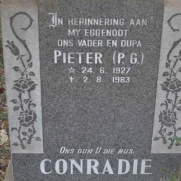 CONRADIE P.G. 1927-1983