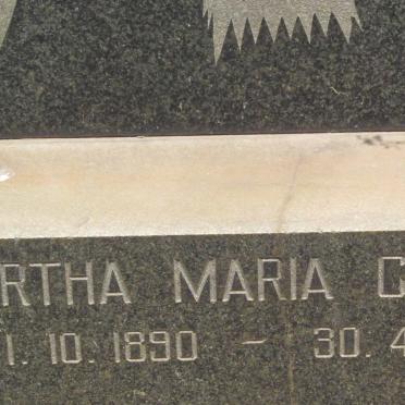 COETZEE Martha Maria 1890-1970