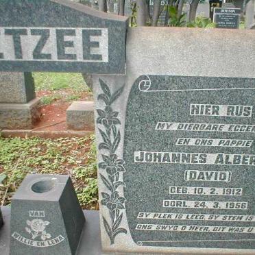 COETZEE Johannes Albertus 1912-1956