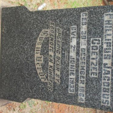 COETZEE Phillipus Jacobus 1964-1933