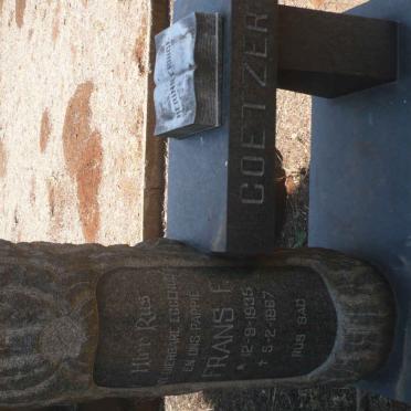 COETZER Frans F. 1935-1967
