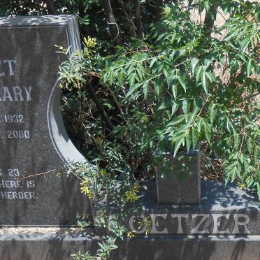 COETZER Ruben Benno 1923-2000 &amp; Violet Rosemary 1932-2000