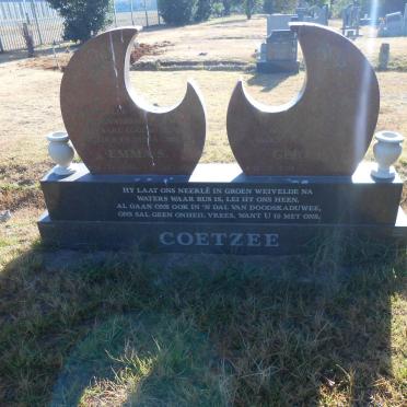 COETZEE Gert P. 1934- &amp; Emma S. 1940-199?