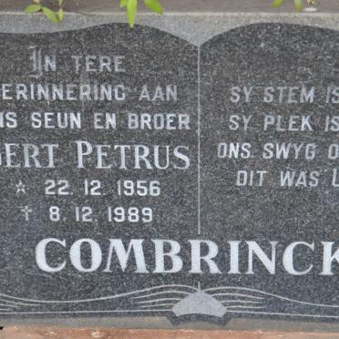 COMBRINCK Gert Petrus 1956-1989
