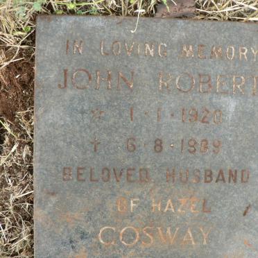 COSWAY John Robert 1920-1989