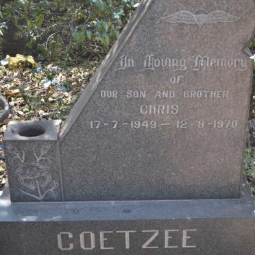 COETZEE Chris 1949-1970