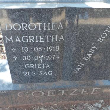 COETZEE Dorothea Magrietha 1918-1974