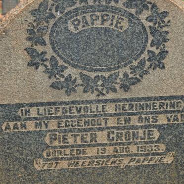 CRONJE Pieter -1933