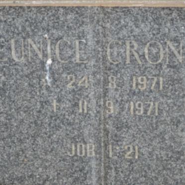 CRONJE Eunice 1971-1971