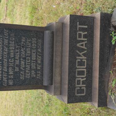 CROCKART Nancy VAN BREDA -1935