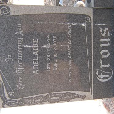 CROUS Adelaide 1944-1970