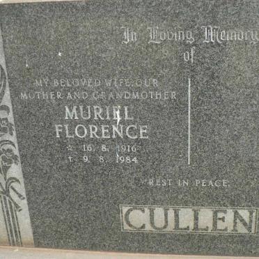CULLEN Muriel Florence 1916-1984