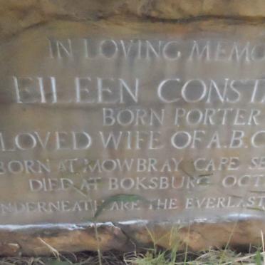 CUMMING Eileen Constance nee PORTER 1886-1918