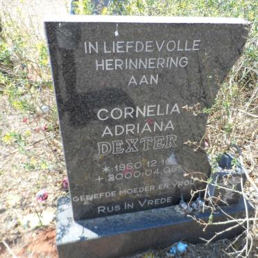 DEXTER Cornelia Adriana 1950-2000