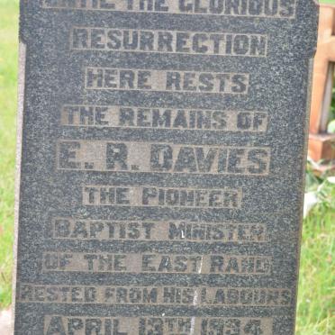 DAVIES E.R. -1934