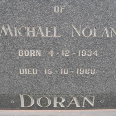 DORAN Michael Nolan 1934-1968