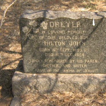 DREYER Hilton John 1953-1954