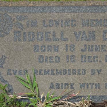 DRUTEN Riddell, van 1917-1933