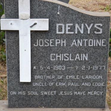 DENYS Joseph Antoine Chislain 1903-1977