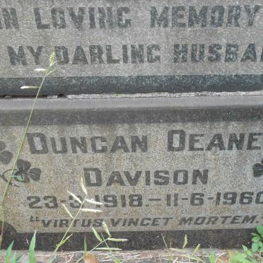 DAVISON Thomas -1926 &amp; Norah -1967 :: DAVISON Duncan Dean 1918-1960