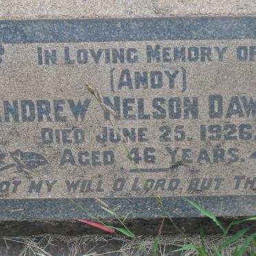 DAWSON Andrew Nelson -1926