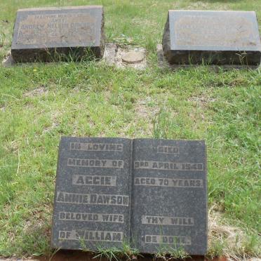 DAWSON William -1934 &amp; Annie -1949 :: DAWSON Andrew Nelson -1926