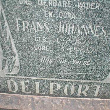 DELPORT Frans Johannes 1878-1957