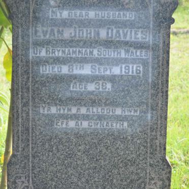 DAVIES Evan John -1916