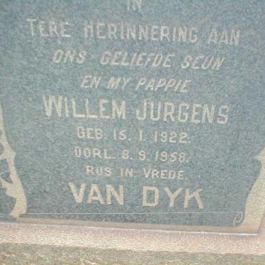 DYK Willem Jurgens, van 1922-1958