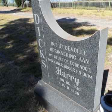 DICKS Harry 1930-1996