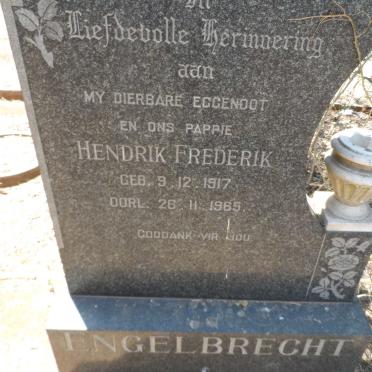 ENGELBRECHT Hendrik Frederik 1917-1965