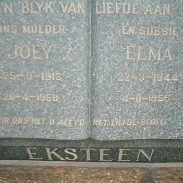 EKSTEEN Joey 1913-1958 :: EKSTEEN Elma 1944-1955