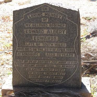 EDWARDS Edward Albert -1922