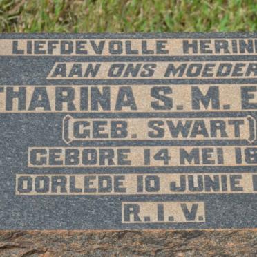 ERLANK Catharina S.M. nee SWART 1861-1931