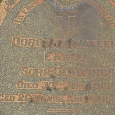 EARLE Dorothy Ivaleen nee DOWLING -1919