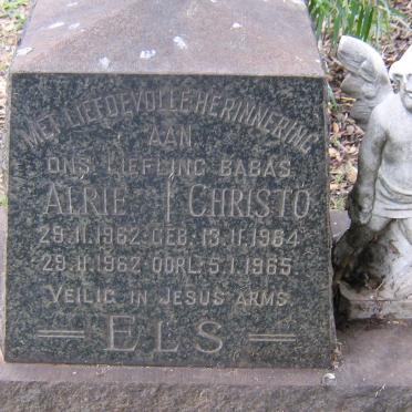 ELS Alrie 1962-1962 :: ELS Christo 1964-1965