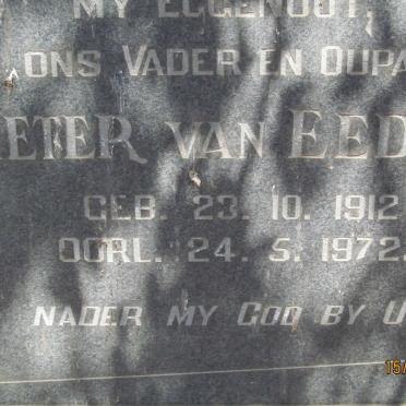 EEDEN Pieter, van 1912-1972