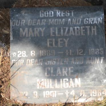ELEY Mary Elizabeth 1889-1985 :: MULLIGAN Clare 1901-1984