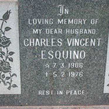 ESQUINO Charles Vincent 1906-1976