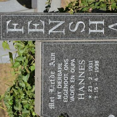 FENSHAM Hannes 1931-1998