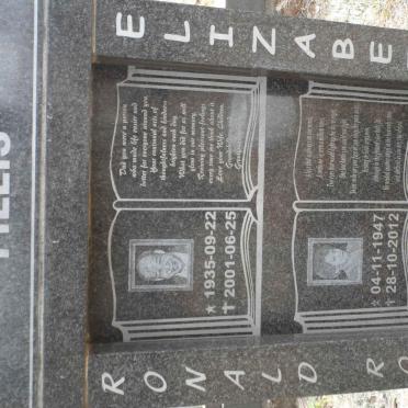 FILLIS Ronald Roy 1935-2001 &amp; Elizabeth 1947-2012