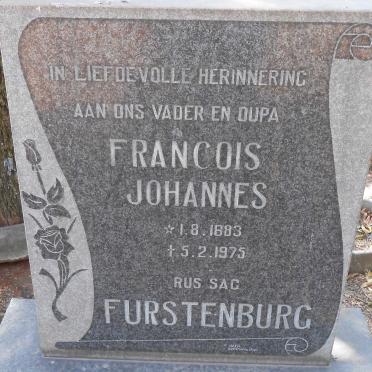 FURSTENBURG Francois Johannes 1883-1975