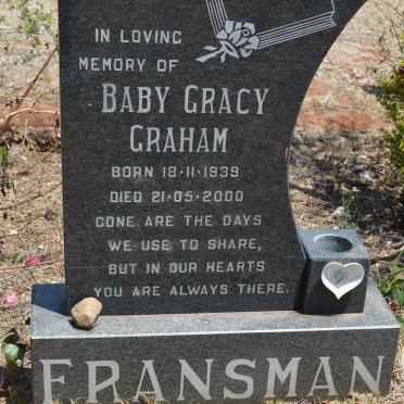 FRANSMAN Baby Gracy Graham 1939-2000