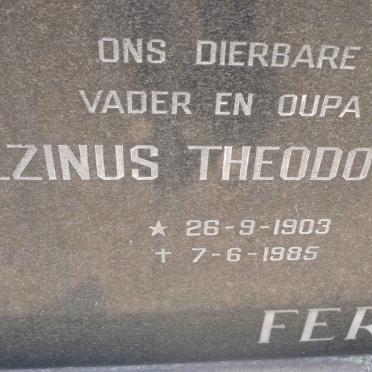 FERREIRA Elzinus Theodorus 1903-1985